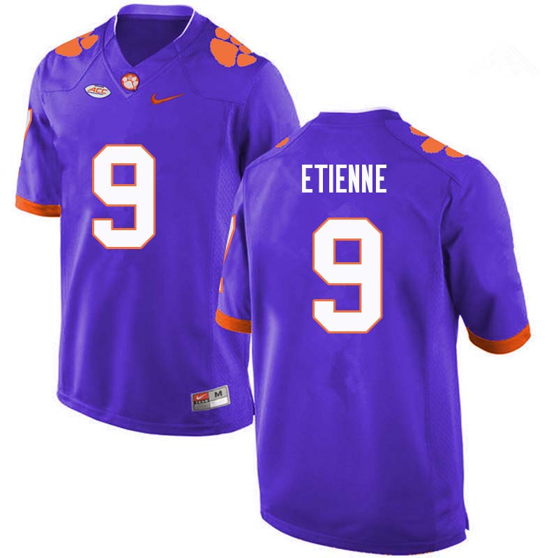 Men #9 Travis Etienne Clemson Tigers College Football Jerseys Sale-Purple - Click Image to Close